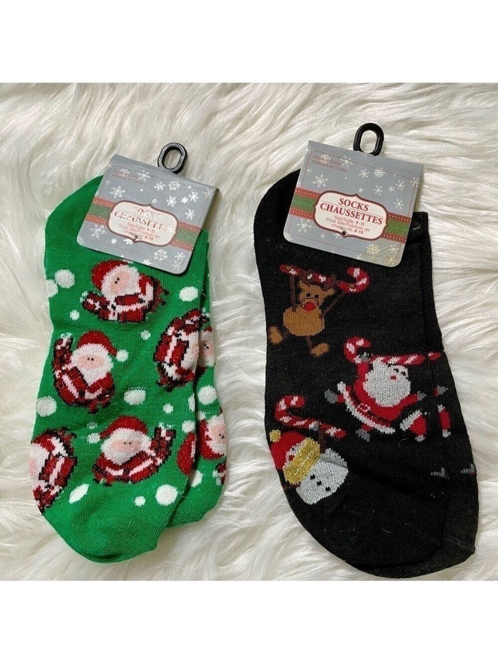 Christmas Socks Set of 2 NWT